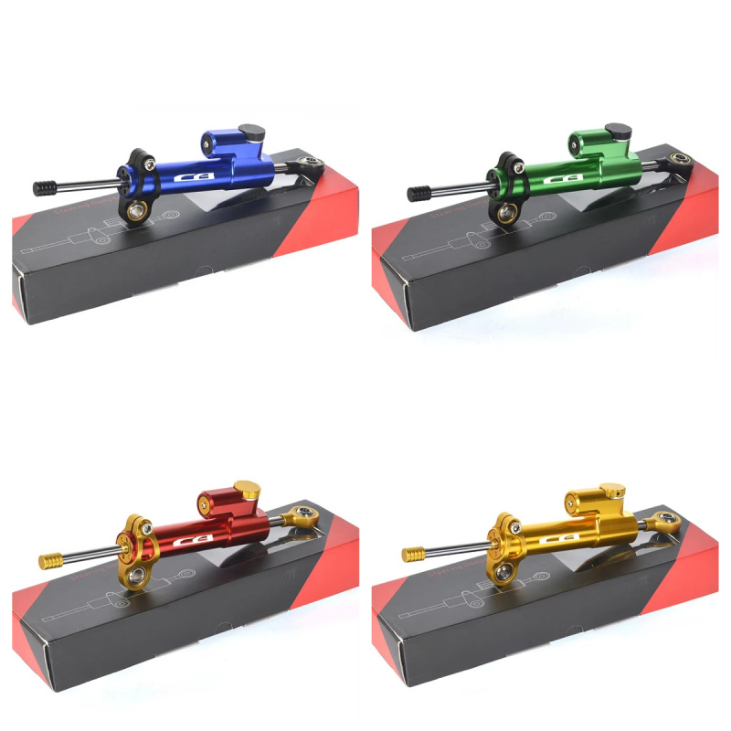 Steering Damper Stabilizer Kit Cnc - Kit de fixation réglable pour amortisseur