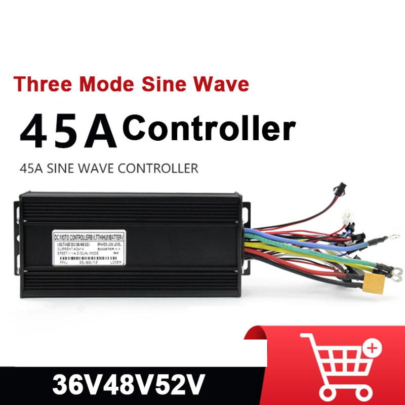 72V 45A Dual Controller - Contrôleur à onde sinusoïdale 45A, 15