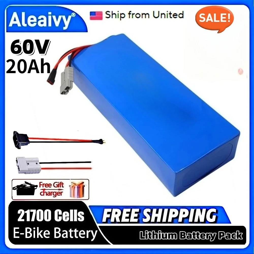 Batterie au lithium Aleaivy 16 - 60V 30Ah 21700 Battery Pack avis et prix