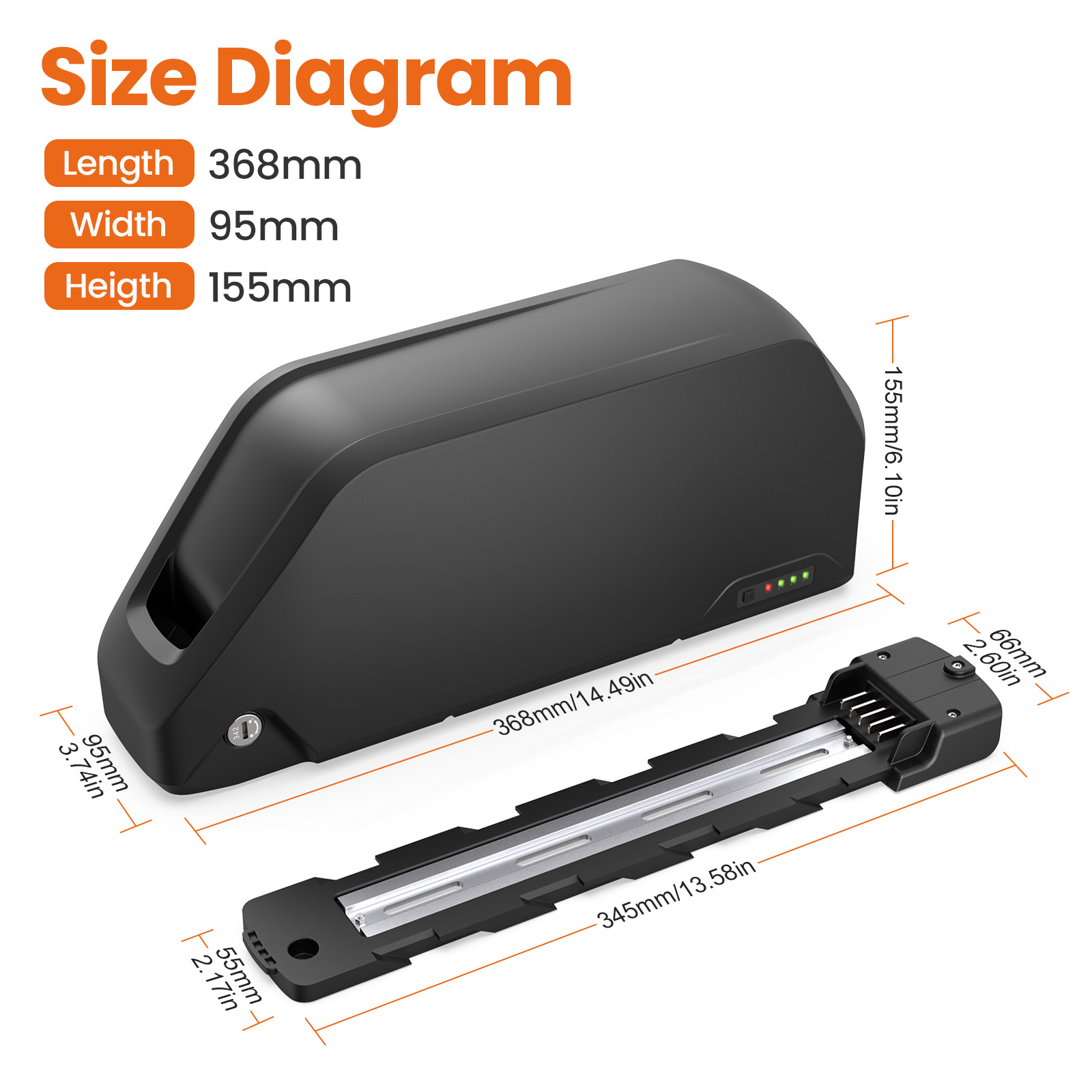 Batterie de vélo électrique Po - 60V 30Ah 21700 Battery Pack avis et prix